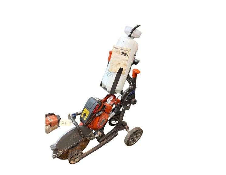 Husqvarna K970 Cement Saw With Cart and Water System image