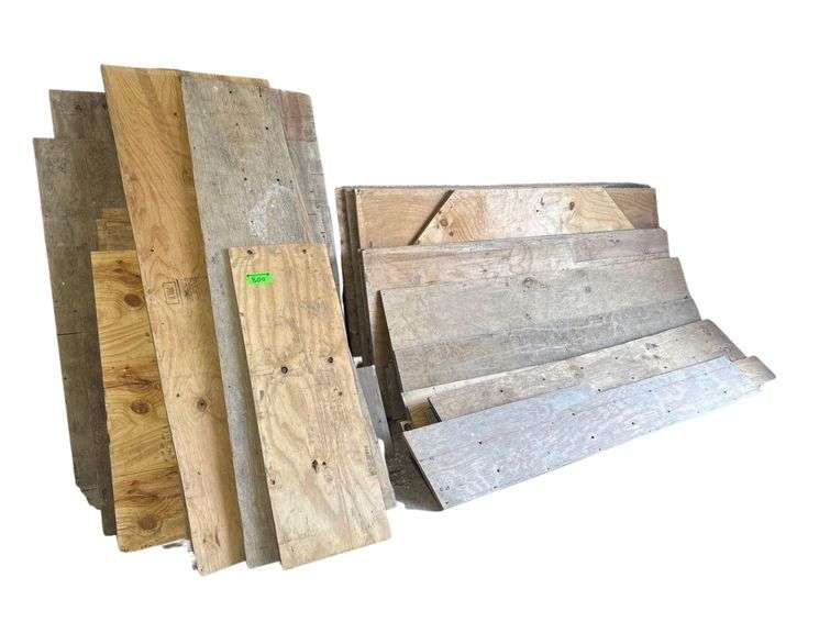 Assorted Lumber and Sheets of Hardwood Plywood, Planks, Etc image