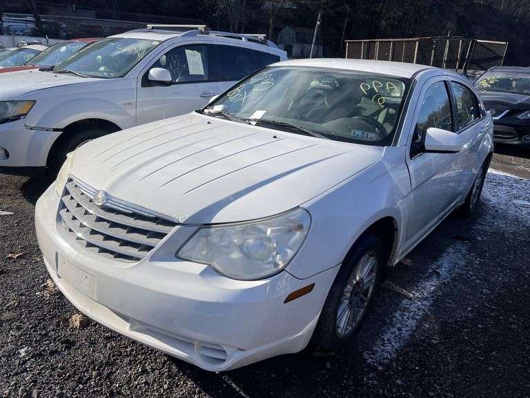 WHITE, 2007, CHRYSLER SEBRING, 1C3LC56K37N680892 image