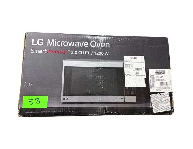 LG Microwave Oven Smart Inverter 2.0 CU.FT / 1200 w NIB image