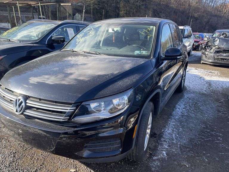BLACK, 2014, VOLKSWAGEN TIGUAN, WVGAV3AX2EW608749 image