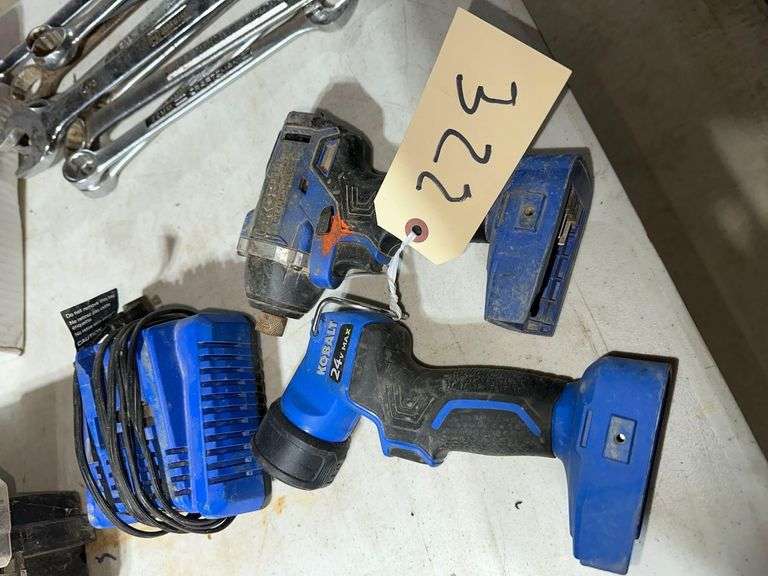 KOBOLT 24 Volt Tools With Charger NO Batteries image