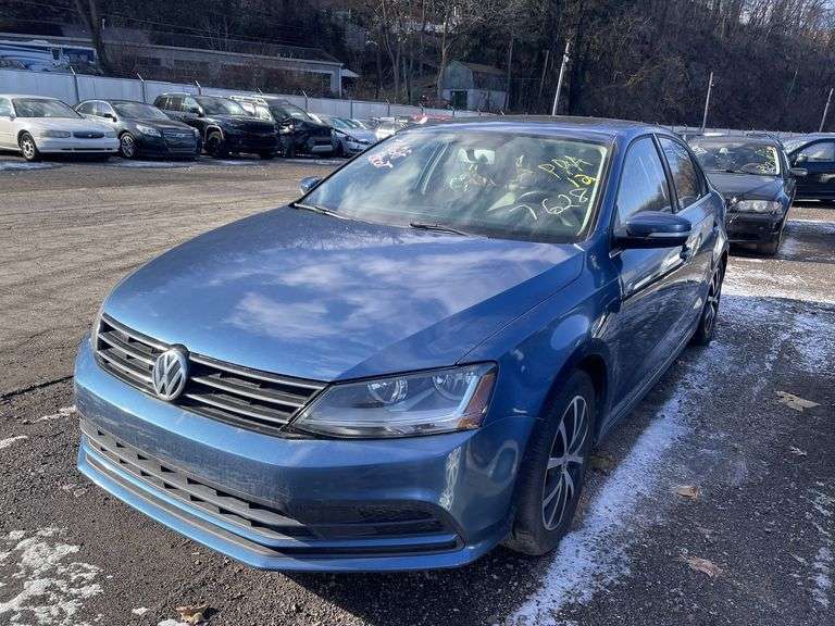 BLUE, 2017, VOLKSWAGEN JETTA, 3VWDB7AJ0HM257628 image