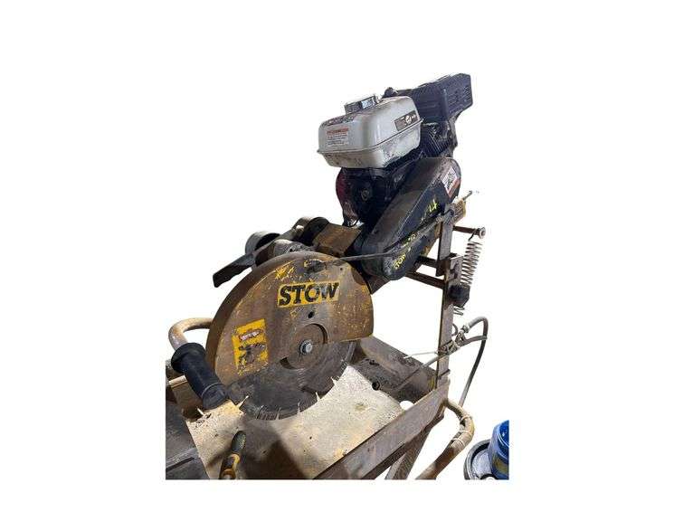 Stow Trak- 14 Masonry Saw - 14” - w/ Stand - Honda Gas Engine image
