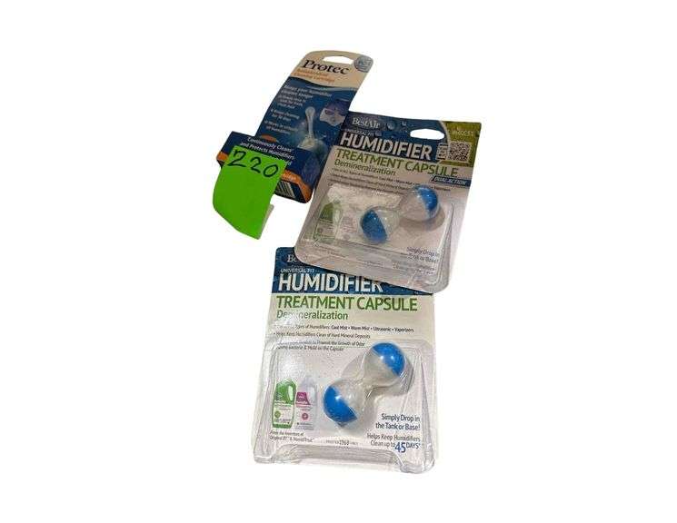 2 Humidifier Treatment Capsule, Protec Antimicrobial Cleaning Cartridge image