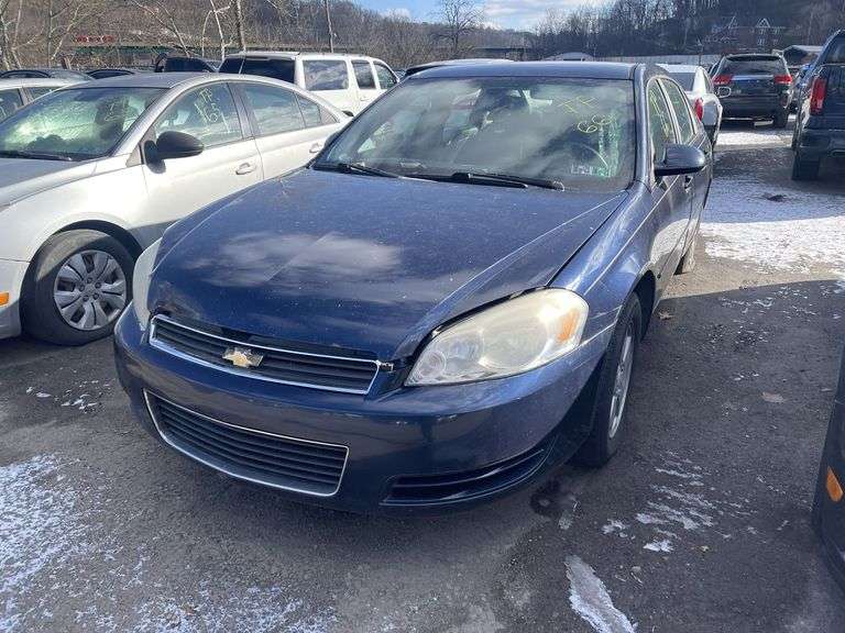 BLUE, 2008, CHEVROLET IMPALA, 2G1WT58N089257474,  , image