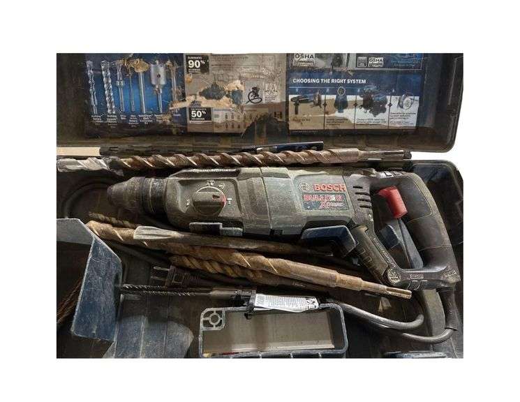 Bosch Bulldog Xtreme Hammer Drill - w/ Several Bits image