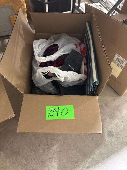 Box of Gloves, Bag, Rags/Cleaning Cloth, Etc. image