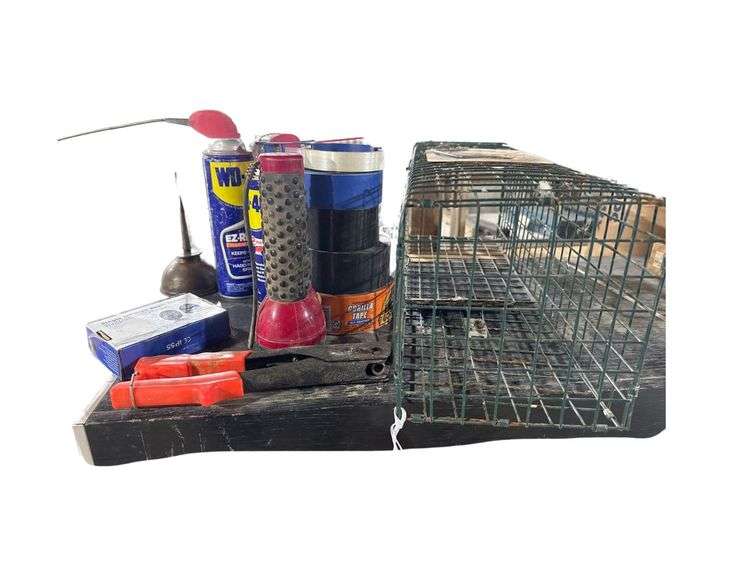 Animal Trap - Flashlights - WD40 - Rolls of Tape image