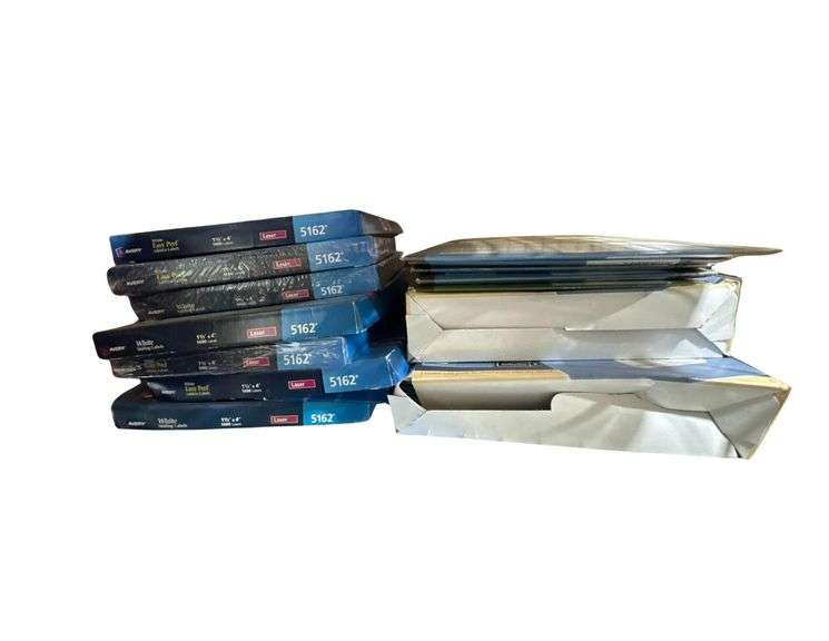 7 Boxes of Mailing & Address Labels - 2 Boxes of Pressntation Portfolios image