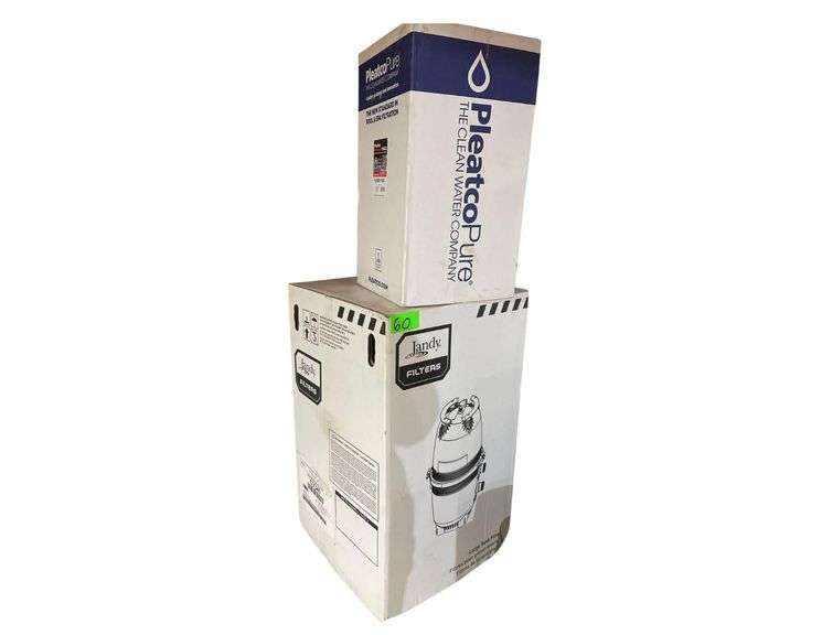 Jandy Pool Filter & Cartridge CV340 with a Pleatco Filter PJAN85-PAK4 image