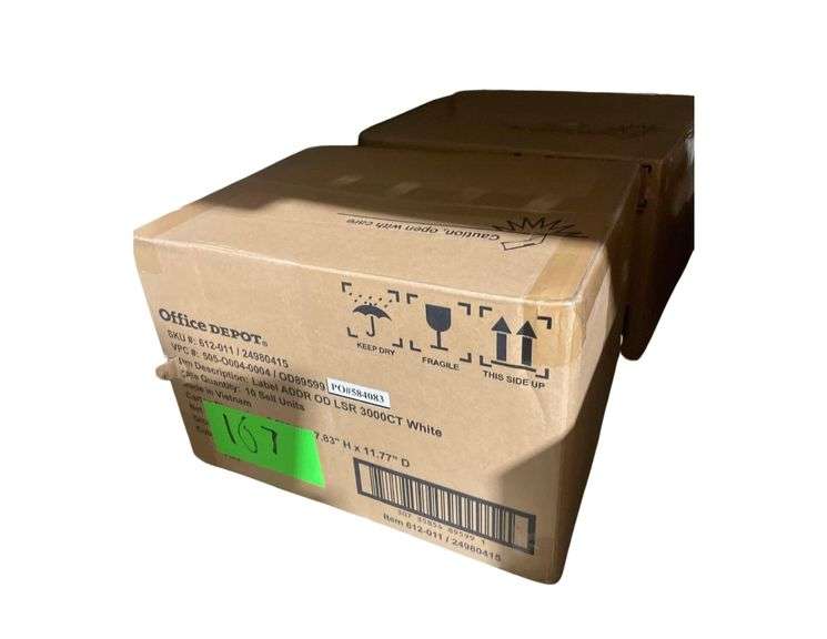 Two New Boxes of White Labels image