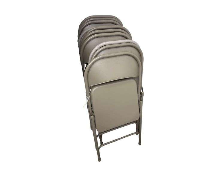 10 ULine Metal Folding Chairs image