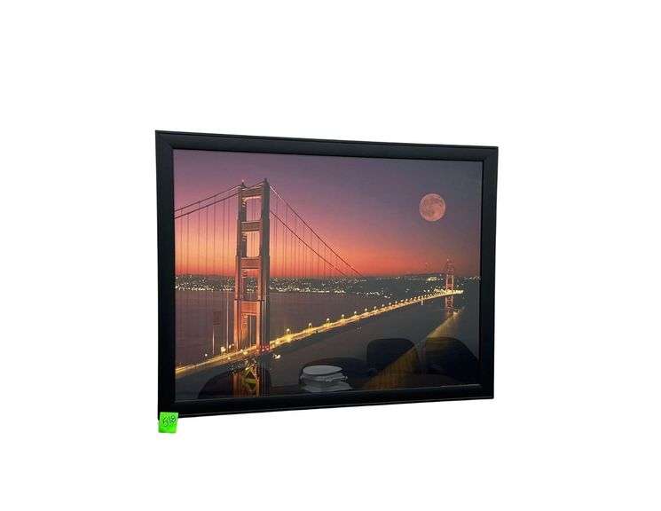Framed/Matted Print Of The Golden Gate Bridge - 43.5”L. X 33.25”W. image