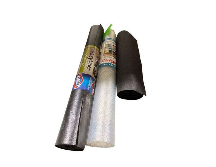 3 Rolls Easy Liner Brand Shelf Liner Solid Grip 20in x 6ft Premium Shelf Liner 15ft. 18 in. image