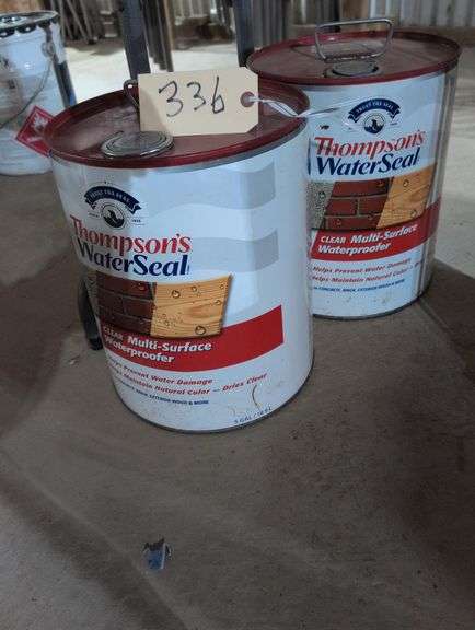 Thompson Water Seal, 1 Full 5 Gallon Can 1 Partial Can image