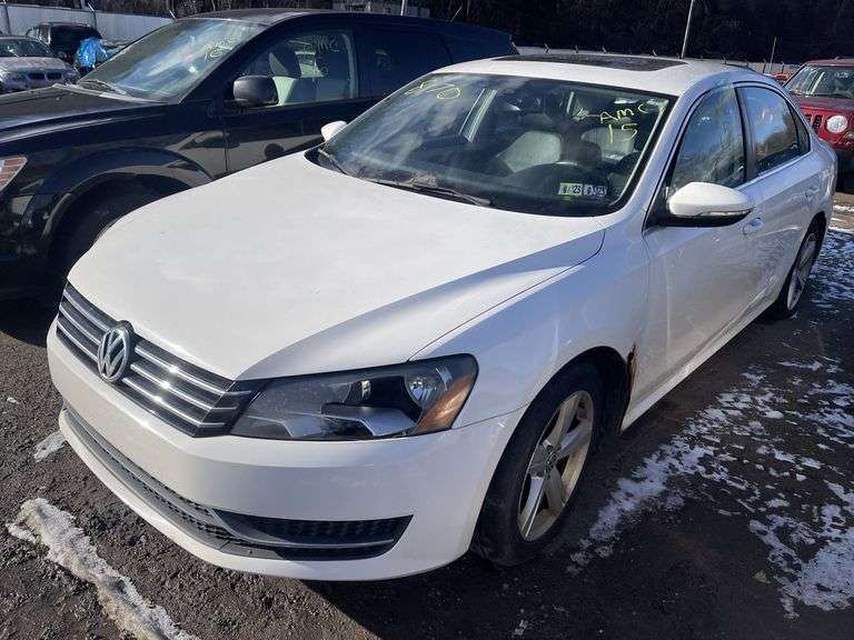 WHITE, 2012, VOLKSWAGEN PASSAT, 1VWBP7A37CC108170,  , image
