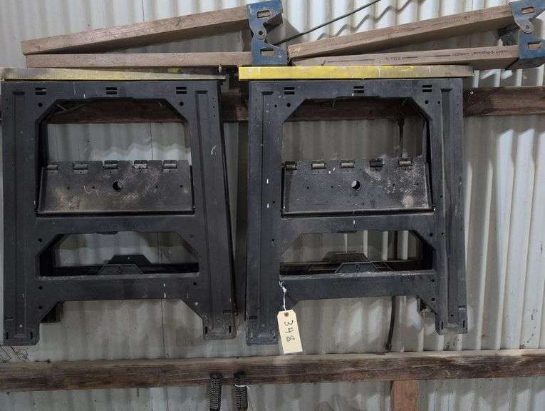 2 Plastic Saw Horses 1 Pair Folding Horse Legs image