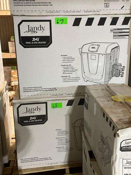 (3) Jandy Pool or Spa Heaters JXI260N Boxes 67,68,69 New in Box image
