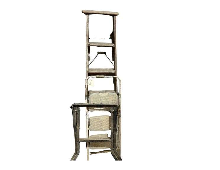 Wood Ladder - Step Ladder - Saw Horse image