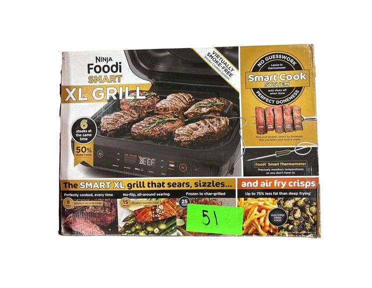 Ninja Foodi XL Grill (9”x12” Grill Grate) NIB image