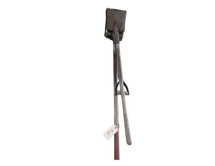 2- Long Handled Flat Shovels 1- Short Handled Flat Shovel image