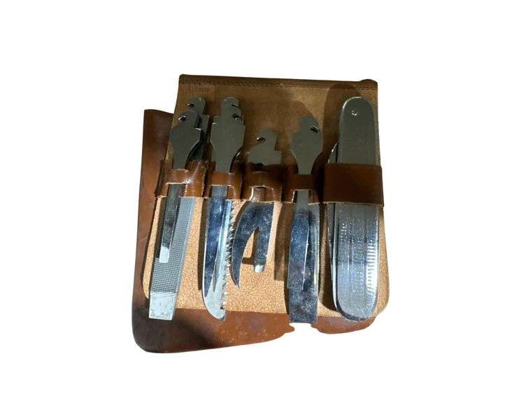 Vintage JB Booth & Co Pocket Tools in Folding Case image