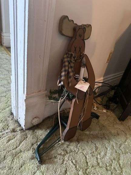 Wood Light Up Reindeer 2ft. H.