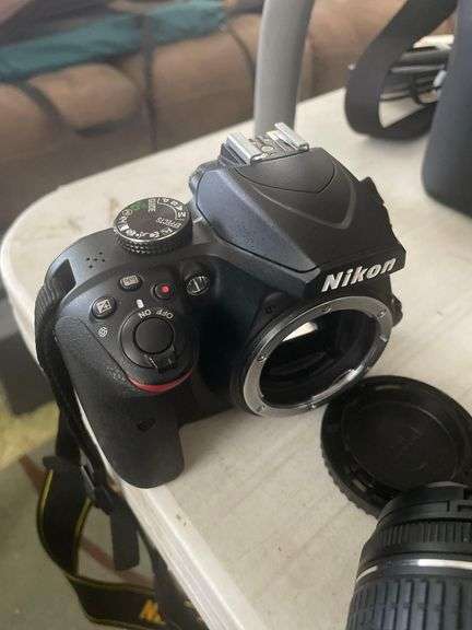 Nikon Digital Vision Camera in Canvas Case 18-55 mm Lens, 70-300,and an AF-5?Lens