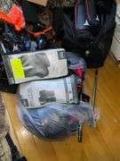Contents On Floor Includes Bb Gun Items Boxing Gloves Turtle Pillow Duffle Bag