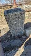 Outdoor Garbage Can - Stone Planter 13 x 21 in H