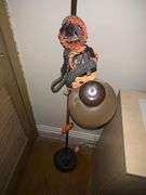 Pole Lamp With Paracord Bracelets 6ft. H.