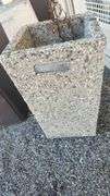 Outdoor Garbage Can - Stone Planter 13 x 21 in H