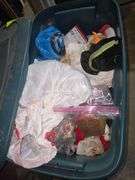 Tote Full of Christmas Decorations