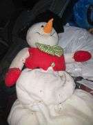 Tote Full of Christmas Decorations