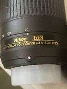 Nikon Digital Vision Camera in Canvas Case 18-55 mm Lens, 70-300,and an AF-5?Lens