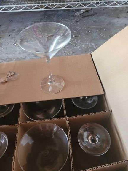 8oz Martini Glasses -:11.5 Brandy Glasses