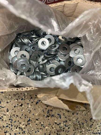 Galvanized Washers- Tarpaulin- Milk Crate - Crow Bars