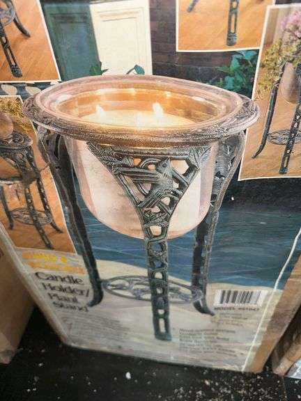 CASTMASTER Candle Holder Plant Stand NIB