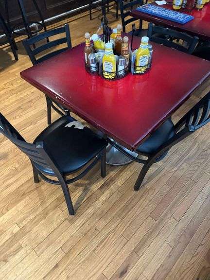 3 - Ft. Square Dining Table - 4- Chairs