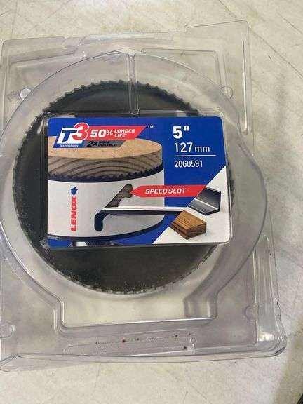 5 and 6 Inch Lenox Hole Saw Bits