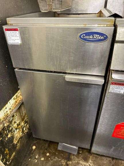 CookRite Commercial Deep Fryer - Model ATPS-40 - Natural Gas