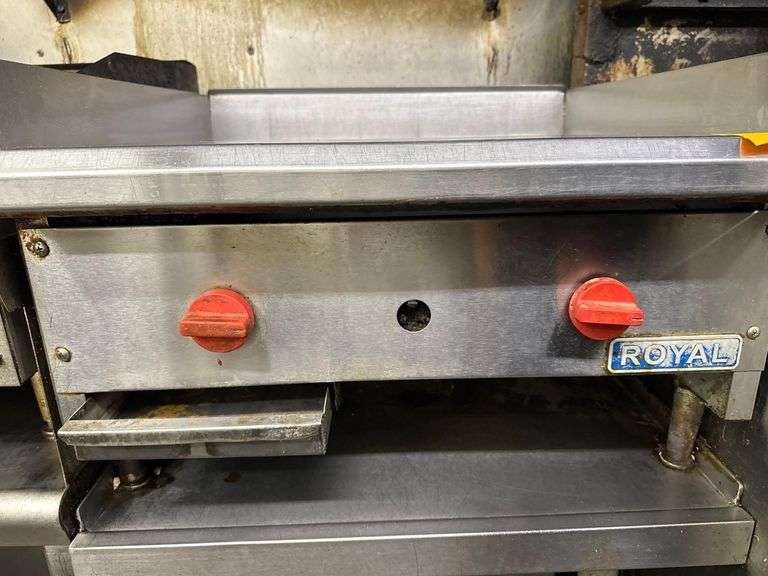 Royal Countertop Griddle w/ Stand - Natural Gas