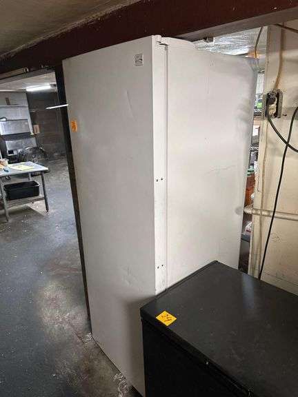 6ft. Upright Freezer Model # 11122142910 6ft. H. X 27.5in. W. X 26.5in. D. Located In Basement
