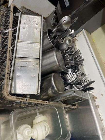 Dishwasher Tray Flatware and a Mandolin Bron Made in France
