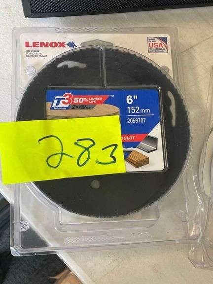 5 and 6 Inch Lenox Hole Saw Bits