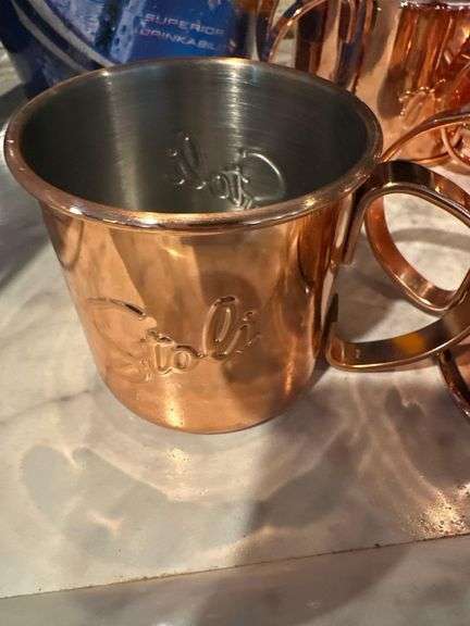 Stainless/Copper Cups