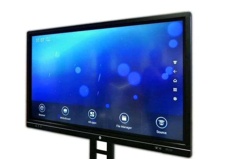 Discover IBT 65in Interactive Touchscreen Digital Display Board - Includes Mounting Bracket