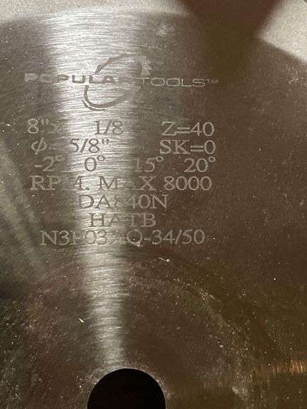 Various Sizes and Styles of Circular Saw Blades