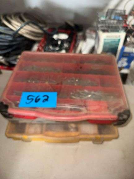 3 - Plastic Screw Bins Including Hardware